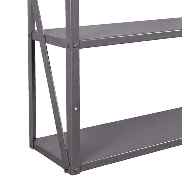 Arrow 3-Tier Shelf, 30.25 in. H x 33.25 in. W x 10.75 in. D