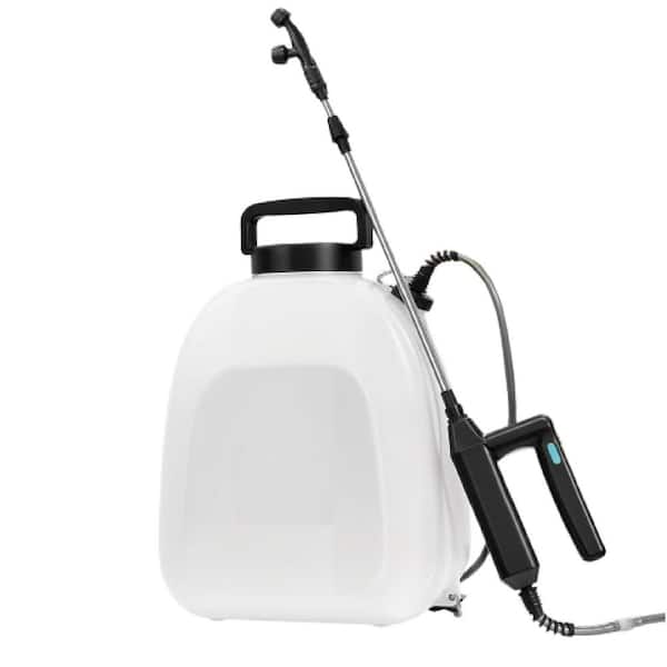 3.2 Gal. Cordless Electric Sprayer with 5 Mist Nozzles, Electric Garden Sprayer with USB Port, 32 in. Retractable Wand