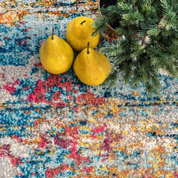Monet Modern Multi 8 ft. x 11 ft. Area Rug