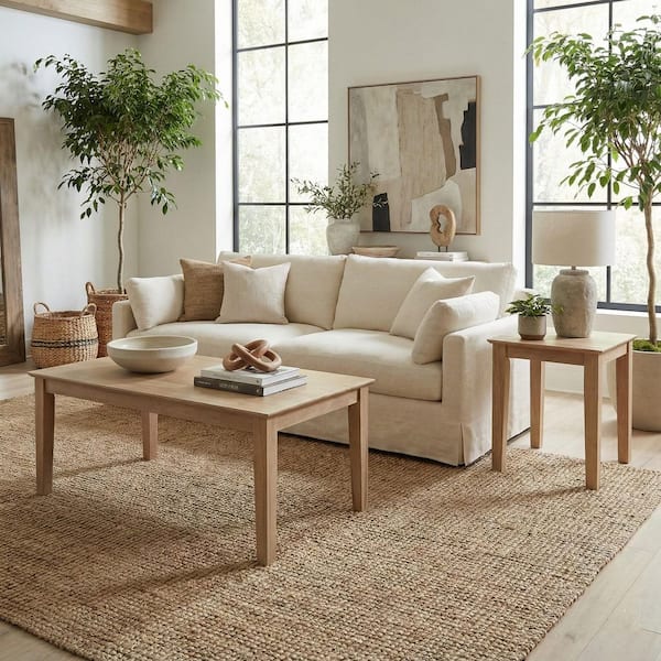 International Concepts Stephanie 22 in. Honey Square Solid Wood