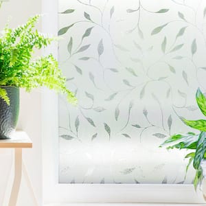 Etched Leaf 24 in. x 36 in. Window Film
