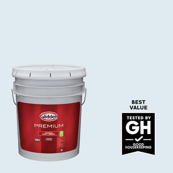 Glidden Premium 5 gal. PPG1155-2 Prelude Flat Interior Latex Paint