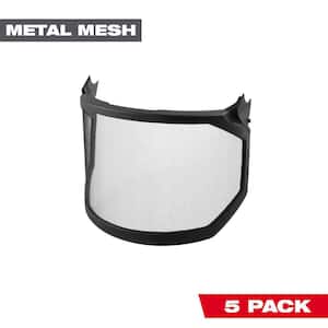 BOLT Full Face Metal Mesh Shield (Helmet and Hard Hat Mount) (5-Pack)
