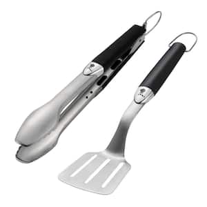 2-Piece Stainless Steel Grill Tool Set
