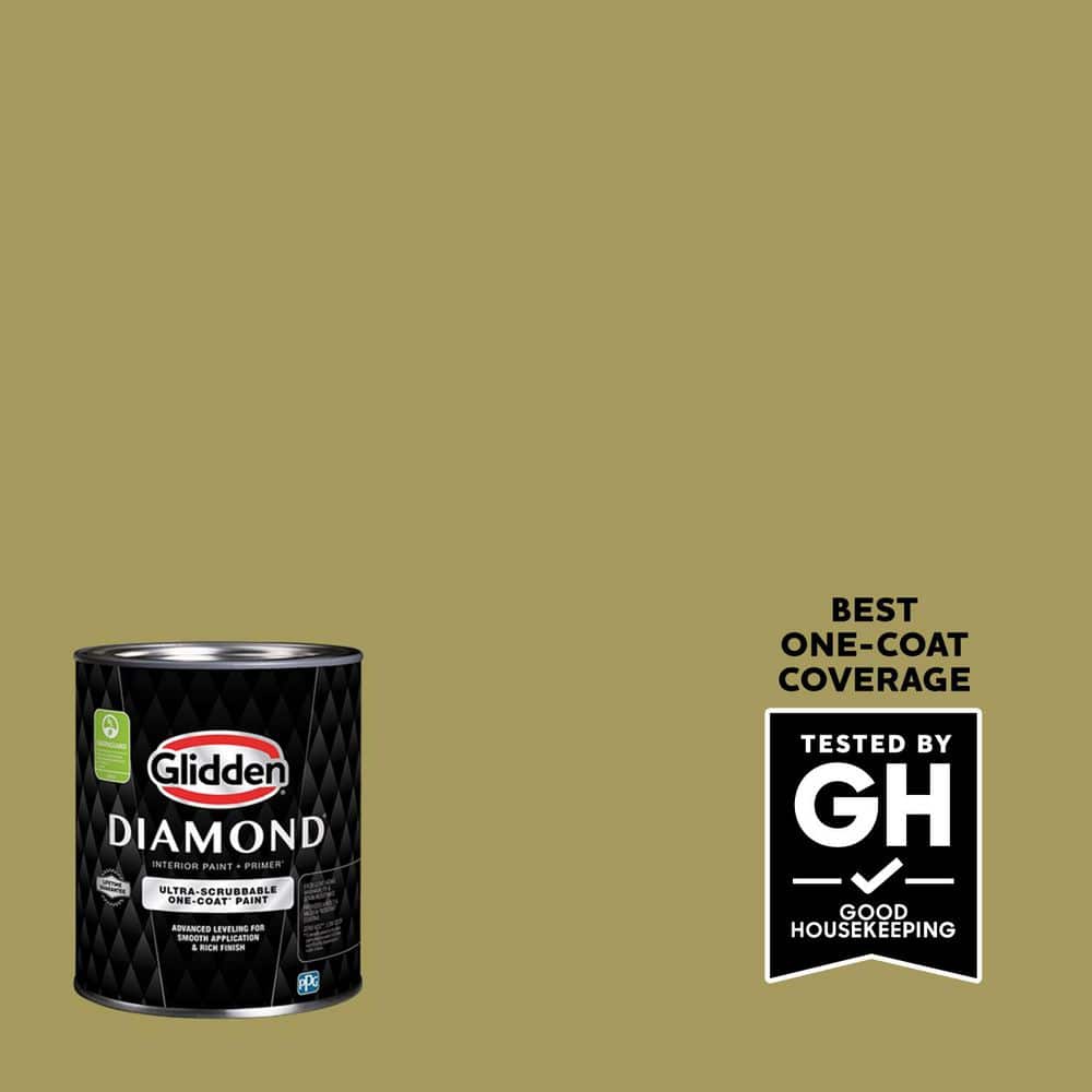 1 qt. #PPG1128-7 Loveliest Leaves Eggshell Interior Paint with Primer price history on PriceWatchPro