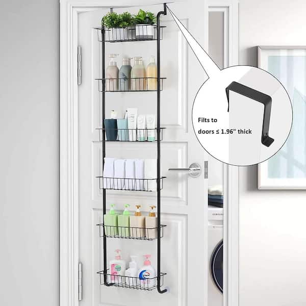 Smart Design 6-Tier Pantry Organizer with 6 Full Baskets (Assorted Colors)
