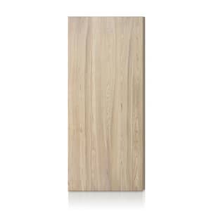 CALHOME 42 in. x 86 in. Natural Wood Unfinished Texture Flush