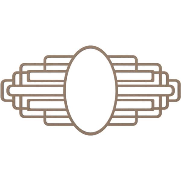 32 in. W x 16 in. H x 15-1/8 in. H x 8-3/4 in. W x 1/2 in. P Elizabeth PVC Contemporary Ceiling Medallion