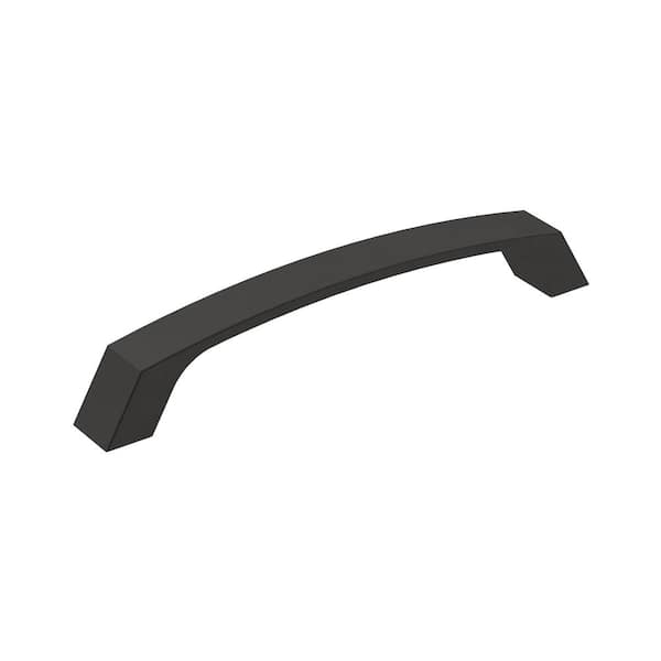 Amerock Premise 5-1/16 in. (128mm) Modern Matte Black Arch Cabinet Pull