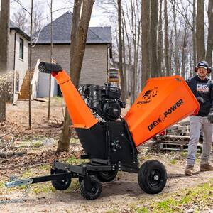 6 in. 14 HP Gas Powered Kohler Engine Kinetic Chipper Shredder with Electric Start and DOT Road Legal Tires