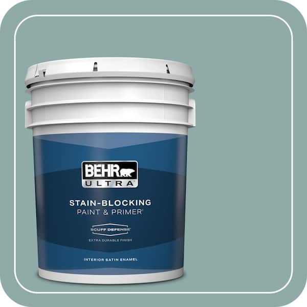 BEHR ULTRA 5 gal. Home Decorators Collection #HDC-CL-25 Oceanus Extra Durable Satin Enamel Interior Paint & Primer