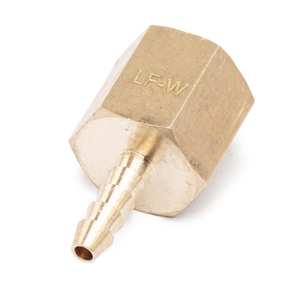 LTWFITTING 1/8 in. I.D. Hose Barb x 1/4 in. FIP Lead Free Brass Adapter Fitting (5-Pack)