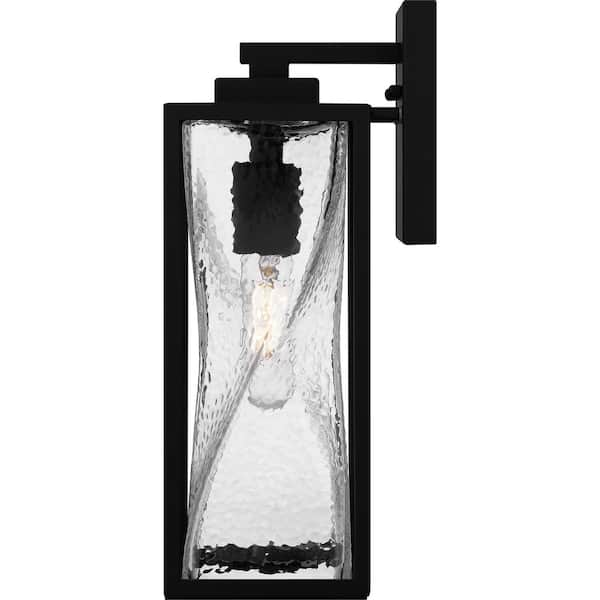 Quoizel Zarah 14.25 in. Matte Black Outdoor Hardwired Wall
