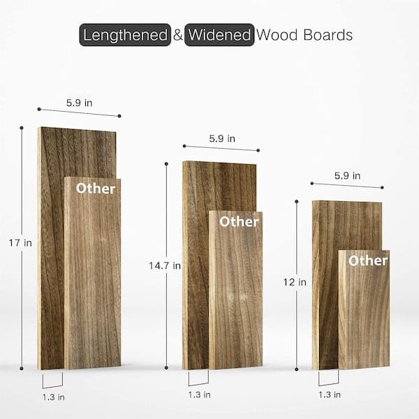 Certified Solid Wood Cabinet Board Carbonized Paulownia Wood Plank