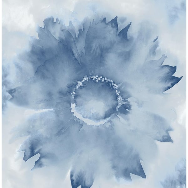 NextWall Watercolor Sunflower Vinyl Strippable Roll (Covers 30.75 sq. ft.)
