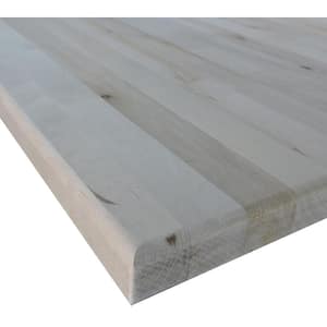 6/4 in. x 2 ft. x 4 ft. Allwood Birch Project Panel Table Island Counter Top with Classic Roman Edges