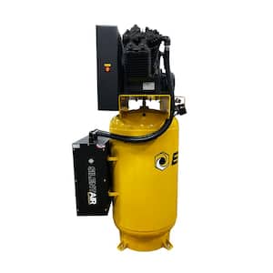 80 Gal. 200 PSI 10 HP V4 1-Phase Silent Air Electric Air Compressor with Isolator Pads and Auto Drain