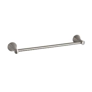 Coralais 18 in. Towel Bar in Vibrant Brushed Nickel