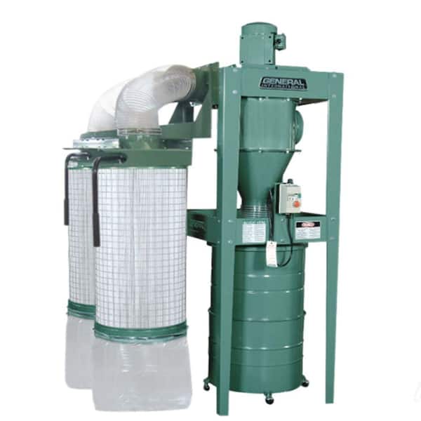 General International 5 HP Collector with Canister Filters