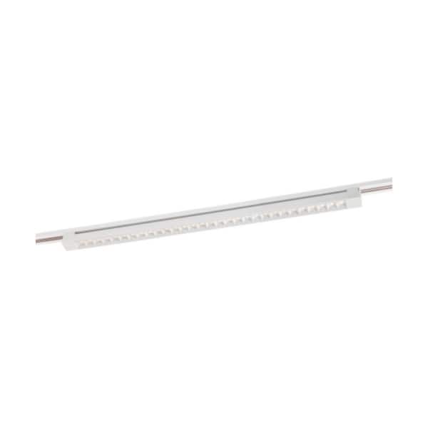 White Integrated LED Fixed Track 3 ft. Exposed Socket Light Bar