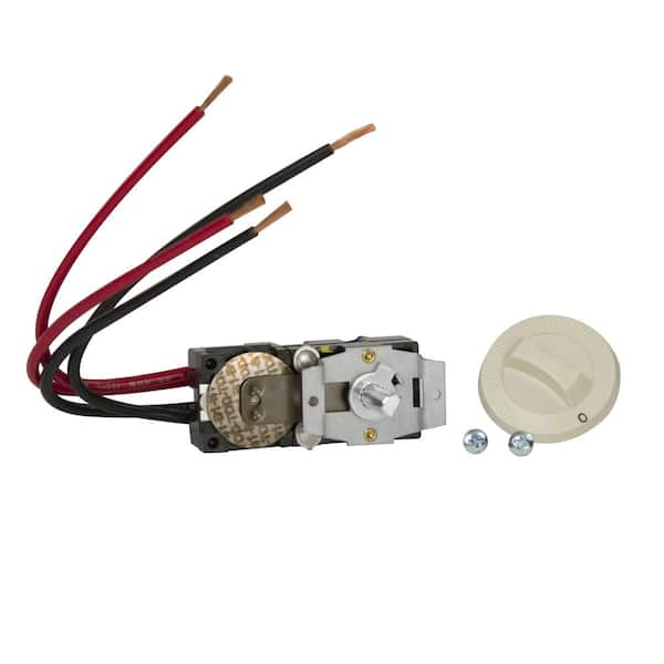 Cadet Double-pole 22 Amp Thermosat Kit in Almond for Com-Pak, Com-Pak Max, Com-Pak Twin In-wall Fan-forced Electric Heaters