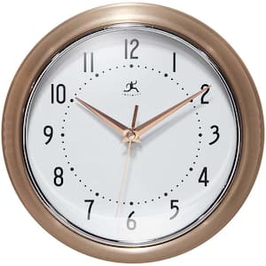 Retro Round Copper Wall Clock