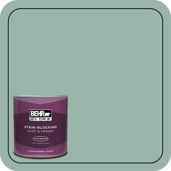 BEHR ULTRA 1 qt. #S420-3 Nile River Extra Durable Eggshell Enamel Interior Paint & Primer