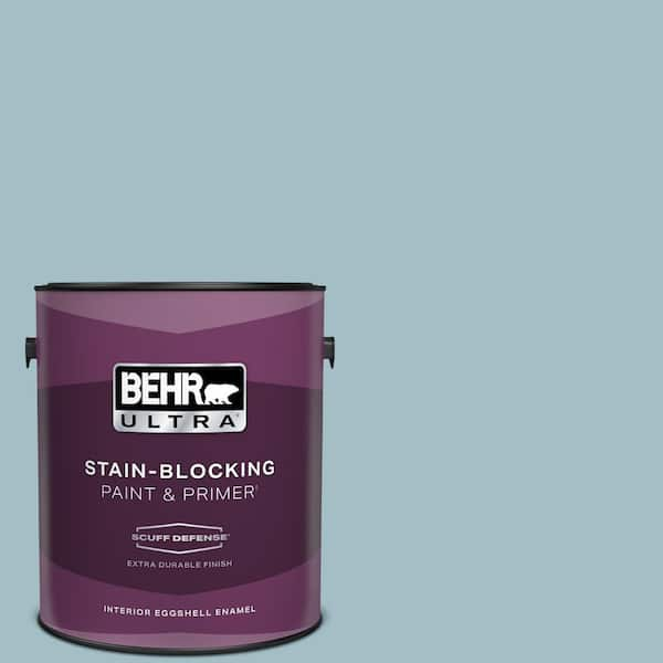 BEHR ULTRA 1 gal. #PPU13-11 Clear Vista Extra Durable Eggshell Enamel Interior Paint & Primer