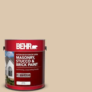 1 gal. #N270-2 Lentil Satin Interior/Exterior Masonry, Stucco and Brick Paint