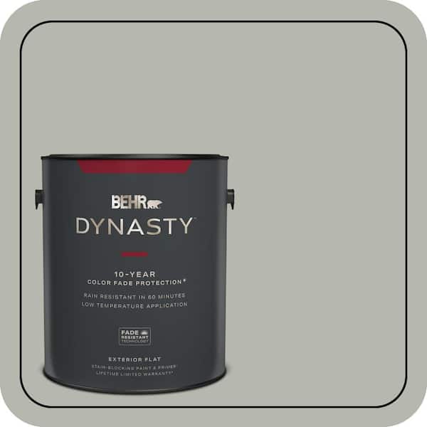 BEHR DYNASTY 1 gal. #ECC-27-2 Stone Mill Flat Exterior Stain-Blocking Paint & Primer