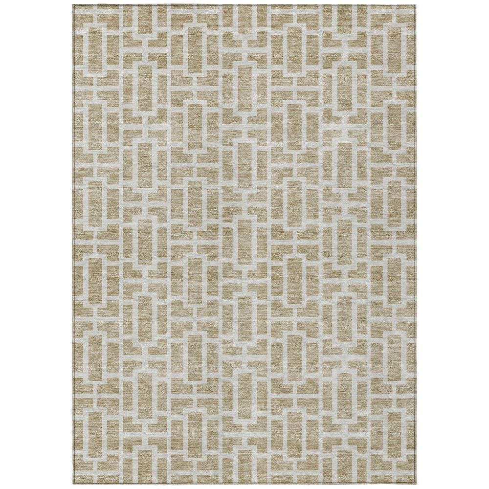 Chantille Machine Washable Indoor/Outdoor Abstract ACN916 Beige 9 ft. x 12 ft. Area Rug price history on PriceWatchPro
