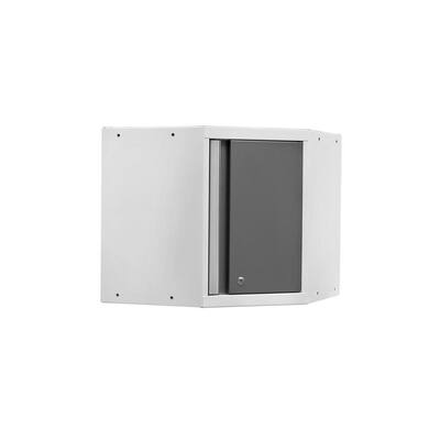 Pro Series Welded Steel 1-Shelf Wall Mounted Garage Cabinet in Charcoal/Tropic Sand (24 in W x 24 in H x 24 in D)
