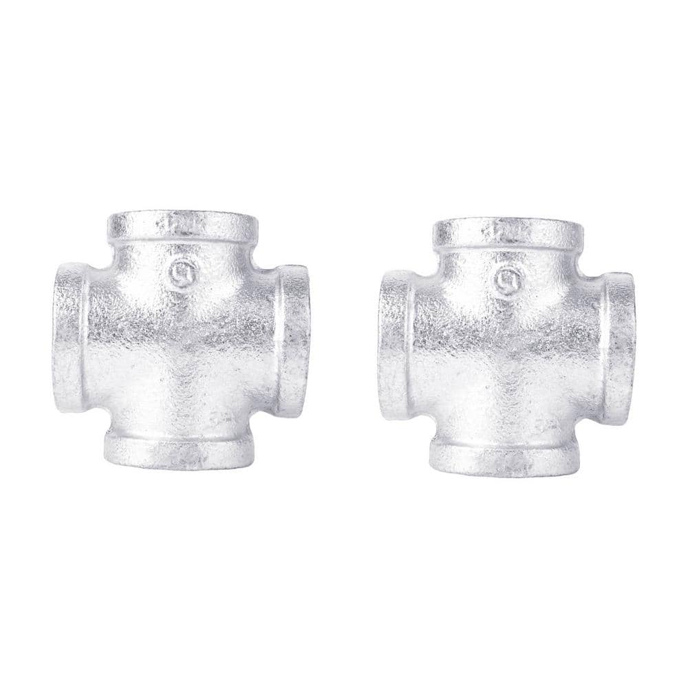 1 in. Galvanized Iron Cross Fitting (2-Pack) price history on PriceWatchPro