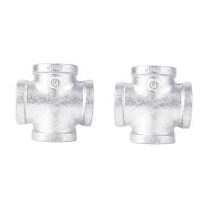 Cross Galv Fitting - 15mm – Aluminium Flanges-Pipe Furniture One