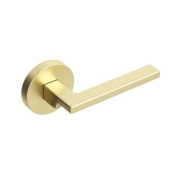 Okun Dune Metal Brushed Champagne Gold Dummy Door Handle with