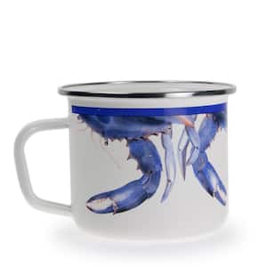 24 oz. Blue Crab Enamelware Grande Mug (Set of 4)