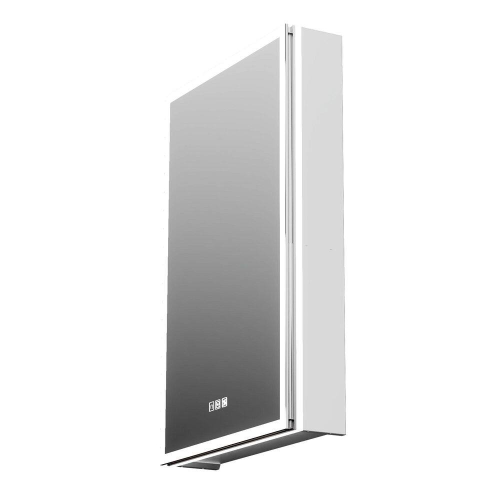 20.01 in. W x 32 in. H Rectangular Aluminum Recessed/Surface Mount LED Medicine Cabinet with Mirror,Left Open price history on PriceWatchPro