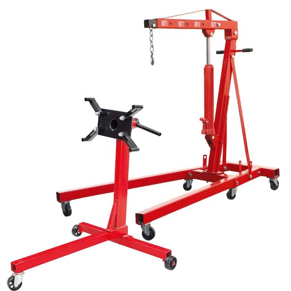 Unbranded 2 Ton Engine Hoist W/750 Lb Engine Stand