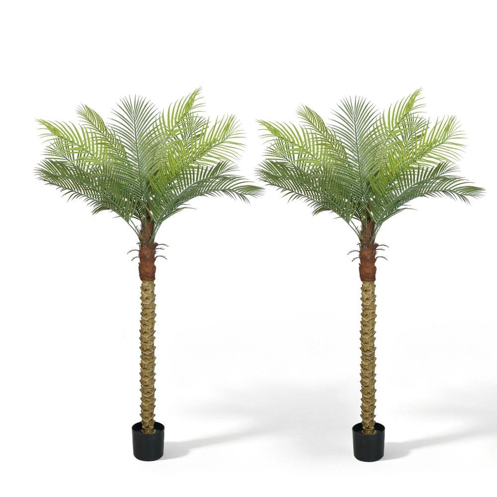 Palm tree14 Vitalismo 6ft. Artificial Palm Tree Tropical Faux Phoenix Palm