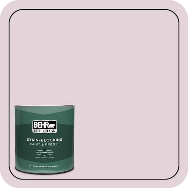BEHR ULTRA 1 qt. #690E-2 Heather Rose Extra Durable Semi-Gloss Enamel Interior Paint & Primer