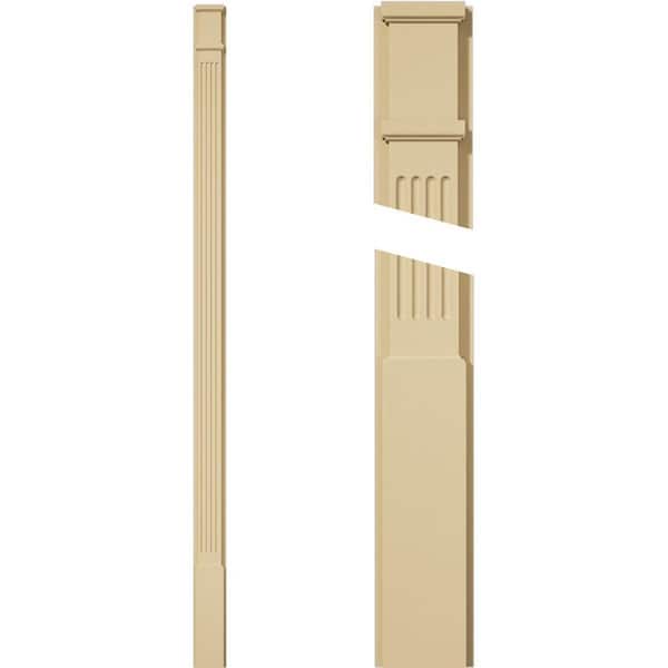 Ekena Millwork 2 in. D x 5 in. W x 102 in. L Primed Polyurethane Pilaster 1- Pack