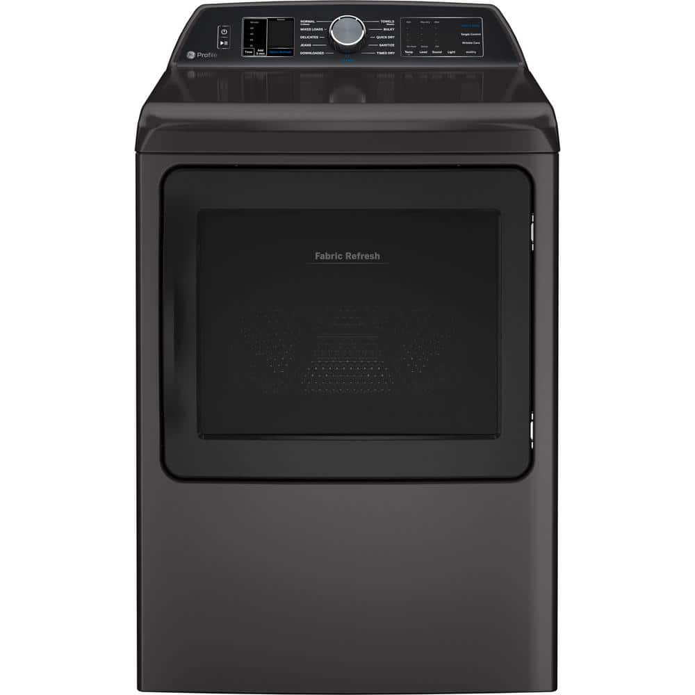 Profile 7.3 cu. ft. Smart Electric Dryer in Diamond Gray with Fabric Refresh, Sanitize, Steam, ENERGY STAR