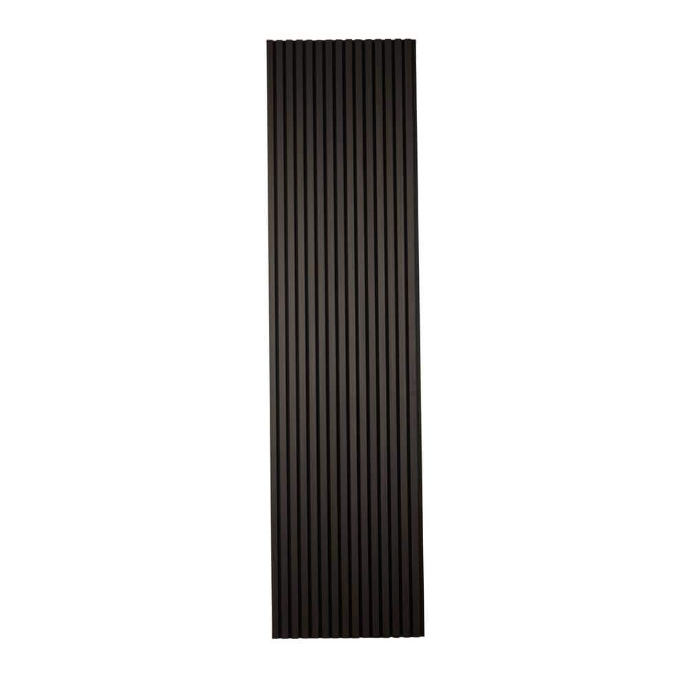 Natural Black Acoustic Slat Wood Panels 9ft