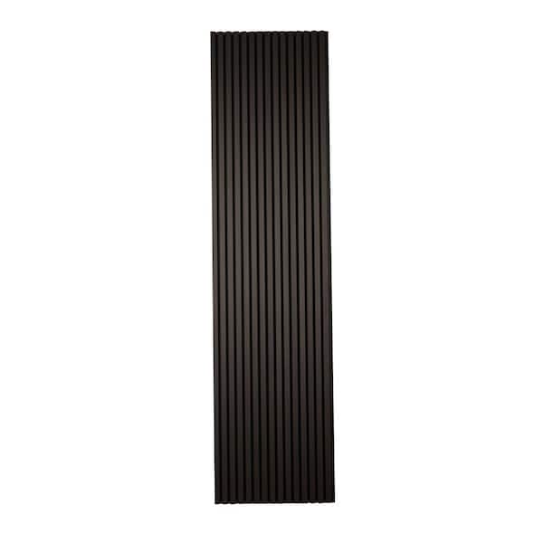 Natural Black Acoustic Slat Wood Panels 9ft
