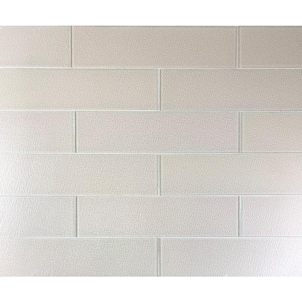 Italian Beige 4 in. x 16 in. Large Format Glass Subway Tile (16 sq.ft./Case)