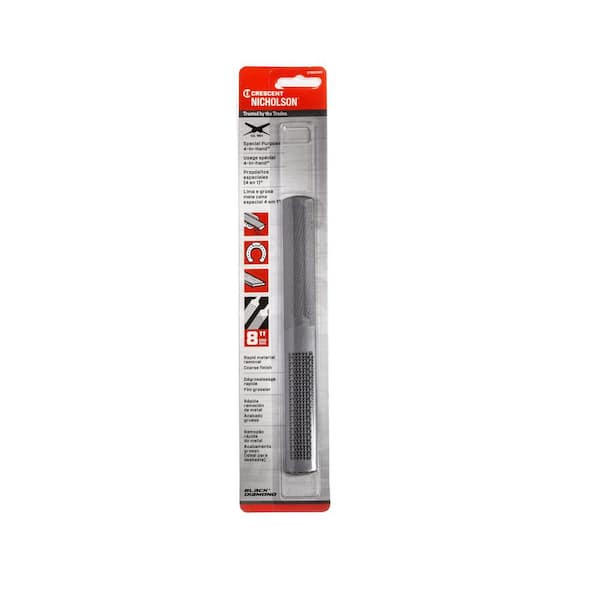Crescent Nicholson 8 in. 4-in-1 Hand Rasp and File 21860NNN - The