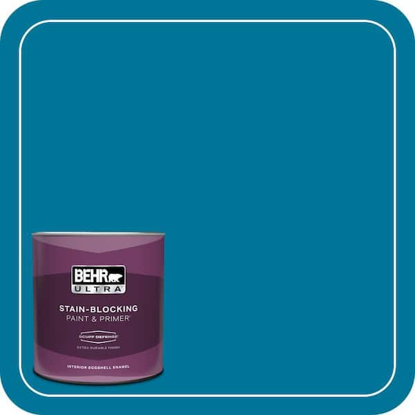 BEHR ULTRA 1 qt. #P490-7 Mayan Treasure Extra Durable Eggshell Enamel Interior Paint & Primer