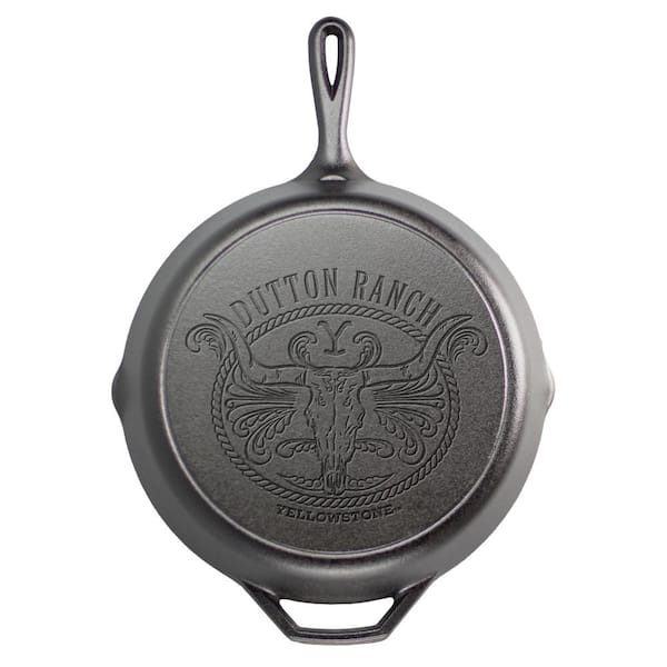 Lodge Authentic Dutton Ranch Yellowstone 12 in. Cast Iron Skillet