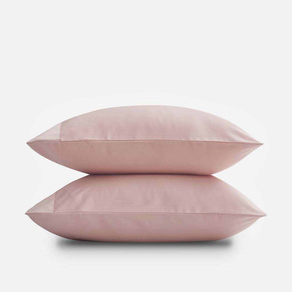 SIJO Blush Tencel Lyocell Standard/Queen Pillowcase (Set of 2) SJTBPILQUBLU The Home Depot