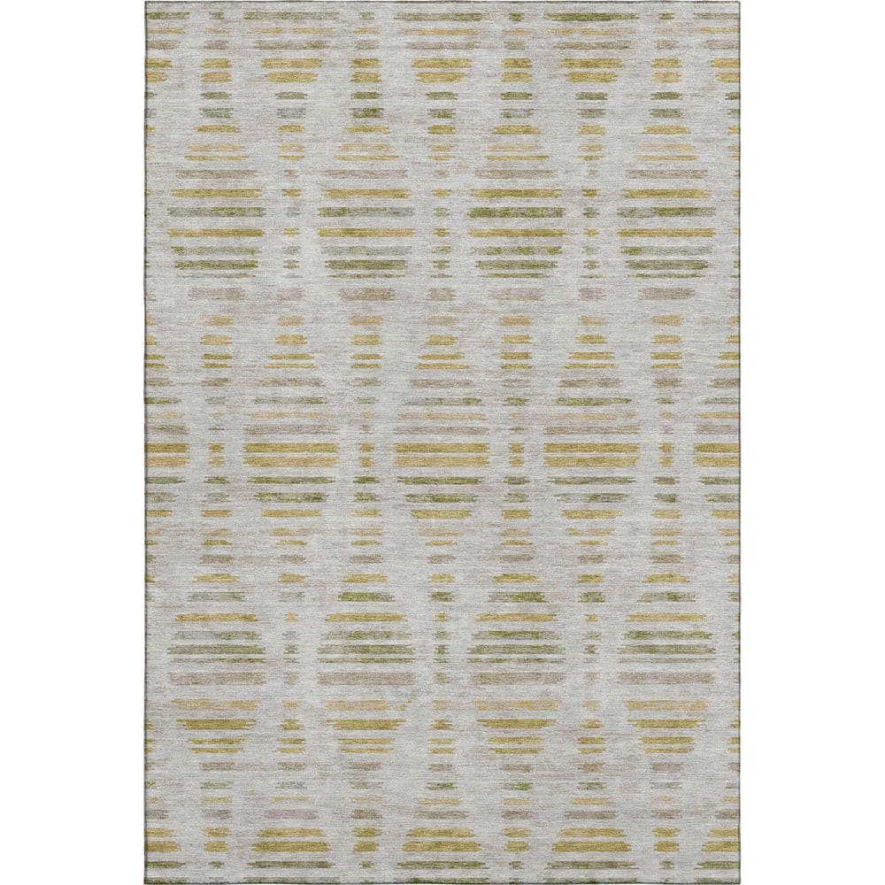 Mayfield Premium Machine Washable Abstract AMF2027 Ivory 8 ft. x 10 ft. Area Rug price history on PriceWatchPro